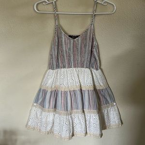 Pretty Summer dress multi color with lace